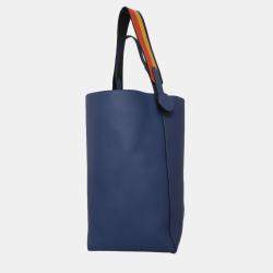 Pre Owned Hermes Licol 19 Evercolour Bleu Brighton Shoulder Bag