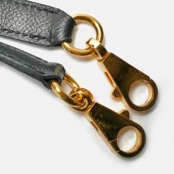 Pre Owned Hermes Noir Epsom Leather Gold Finish Kelly Sellier 32 Bag