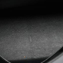 Pre Owned Hermes Noir Epsom Leather Gold Finish Kelly Sellier 32 Bag