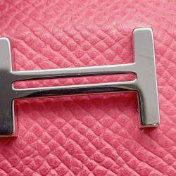 Pre Owned Hermes Bean Mini Rose Azalee Epsom