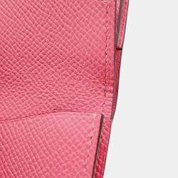 Pre Owned Hermes Bean Mini Rose Azalee Epsom