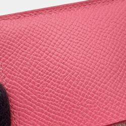 Pre Owned Hermes Bean Mini Rose Azalee Epsom