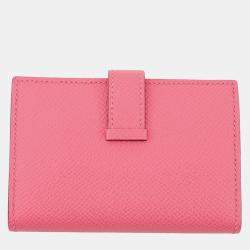 Pre Owned Hermes Bean Mini Rose Azalee Epsom