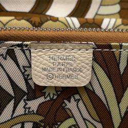 Pre Owned Hermes Azap Long Silk Inn Nata Epsom