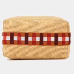 Pre Owned Hermes  Bride-A-Brac Size PM Fauve Canvas Bag