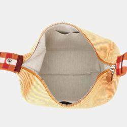 Pre Owned Hermes  Bride-A-Brac Size PM Fauve Canvas Bag