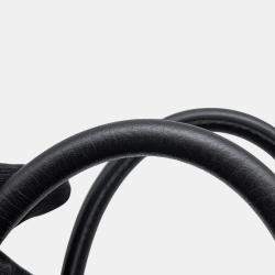 Pre Owned Hermes Birkin Size 25 Black Togo Leather Bag