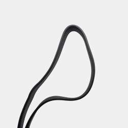 Pre Owned Hermes In The LoopBlack Swift Leather  Cross Body Bag 