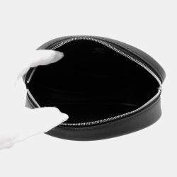 Pre Owned Hermes In The LoopBlack Swift Leather  Cross Body Bag 