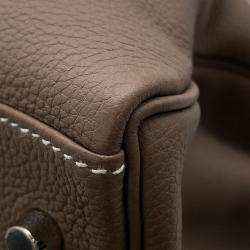 Pre Owned Hermes Maxi Kelly  Size 42 Etoupe Togo Leather