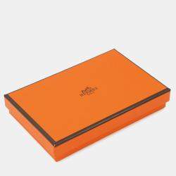 Pre Owned Hermes Calvi Duo Rose Extreme Epsom Wallet