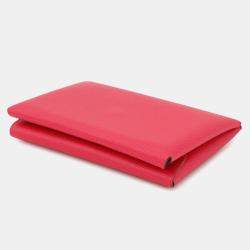 Pre Owned Hermes Calvi Duo Rose Extreme Epsom Wallet