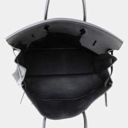 Pre Owned Hermes Birkin Size 40  Black Togo Leather Bag