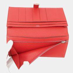 Pre Owned Hermes Beansufla Rose Texas Chevre Myzore Goatskin Bag