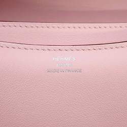 Pre Owned Hermes Constance3 Miroir  Size Mini Rose Sakura Swift Leather Bag