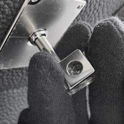 Pre Owned Hermes Haut A Courroies Size 40 Black Togo Leather Bag