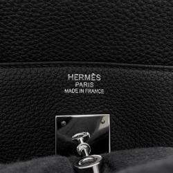Pre Owned Hermes Birkin  Size 40 Black Togo Leather  Size 40