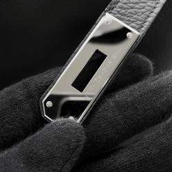 Pre Owned Hermes Birkin  Size 40 Black Togo Leather  Size 40