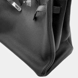 Pre Owned Hermes Birkin  Size 40 Black Togo Leather  Size 40