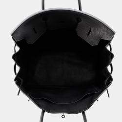 Pre Owned Hermes Birkin  Size 40 Black Togo Leather  Size 40