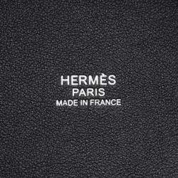 Pre Owned Hermes Picotin Lock Cargo 18 Black Towar Goeran Swift Leather Bag 