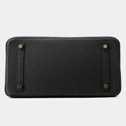 Pre Owned Hermes Birkin Black Togo Leather Size 30