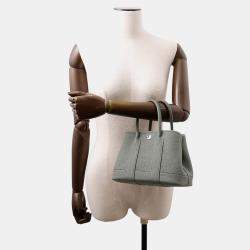 Pre Owned Hermes Neo Garden Vert Amand Negonda Leather Size 23