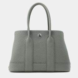 Pre Owned Hermes Neo Garden Vert Amand Negonda Leather Size 23