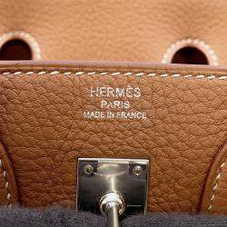 Pre Owned Hermes Birkin Gold Togo Leather Size 25