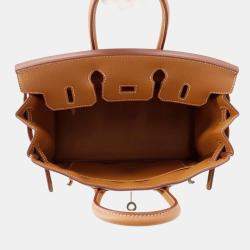 Pre Owned Hermes Birkin Gold Togo Leather Size 25