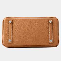 Pre Owned Hermes Birkin Gold Togo Leather Size 25