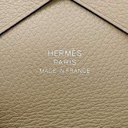 Pre Owned Hermes Calvi Duo Beige Marfa Evercolor