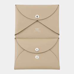 Pre Owned Hermes Calvi Duo Beige Marfa Evercolor