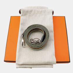 Pre Owned Hermes Evelyne Amazon Long Blue Tie Taurillon Clemence TPM