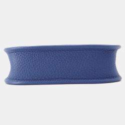 Pre Owned Hermes Evelyne Amazon Long Blue Tie Taurillon Clemence TPM