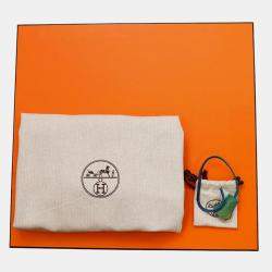 Pre Owned Hermes Plume Cosmos Blue Nuit/Violetgradation Togo Leather Size 45