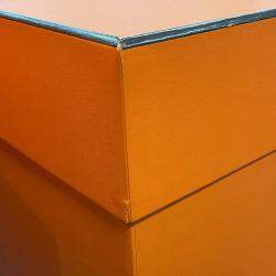 Pre Owned Hermes Plume Cosmos Blue Nuit/Violetgradation Togo Leather Size 45