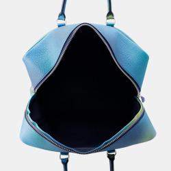 Pre Owned Hermes Plume Cosmos Blue Nuit/Violetgradation Togo Leather Size 45