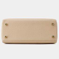 Pre Owned Hermes Kelly Retourne Trench Togo Leather Size 25