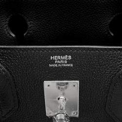 Pre Owned Hermes Birkin Black Togo Leather Size 30