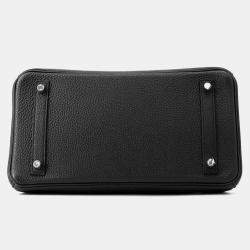 Pre Owned Hermes Birkin Black Togo Leather Size 30