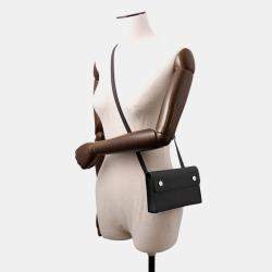 Pre Owned Hermes Nap To Go Black Epsom