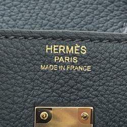 Pre Owned Hermes Birkin Vert Mangrove Togo Leather Size 25