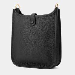 Pre Owned Hermes Evelyne Amazon Long Black Taurillon Clemence TPM