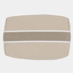 Pre Owned Hermes Bride-A-Brac Beige Canvas PM