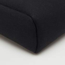 مملوكة مسبقًا Hermès Black/Beige Toile and Vache Hunter Leather 2-in-1 Herbag TPM Bag