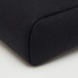 مملوكة مسبقًا Hermès Black/Beige Toile and Vache Hunter Leather 2-in-1 Herbag TPM Bag