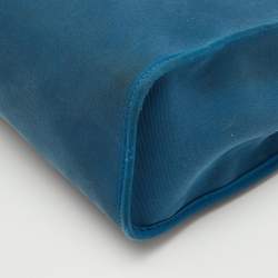 Pre Owned حقيبة هيرميس هيرباج زيپ 31 توال قماش بلو فريدا/أسود وفاش هانتر