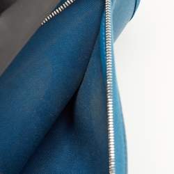 Pre Owned حقيبة هيرميس هيرباج زيپ 31 توال قماش بلو فريدا/أسود وفاش هانتر