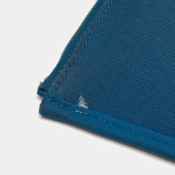 Pre Owned حقيبة هيرميس هيرباج زيپ 31 توال قماش بلو فريدا/أسود وفاش هانتر